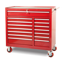 Armoire à outils HONGFEI à 13 tiroirs en acier laminé à froid SPCC certifiée ISO9001 pour chariot d'atelier mobile – Vente directe usine