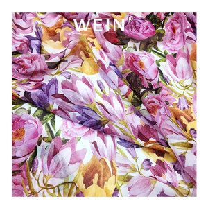 WI-R4 Hochwertiger Anpassbarer Muster-Digitaldruck-Stoff Organza-Stoff Bunter Ölgemälde-Stil für Damenkleider - Product Image 2