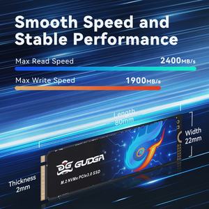 Gudga M2 Nvme M.<span class=keywords><strong>2</strong></span> Pcie <span class=keywords><strong>3</strong></span>.0X4 Interne Solid-State Drive 2280 Harde Schijf M2 Ssd 1Tb Solid Ssd Interne Harde Schijf Ssd 256 - Product Image 2