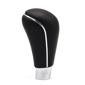 Hyundai Gear <b>Shift</b> <b>Knob</b> Automatic Black Leather Ergonomic Car Accessory - Product Image 3