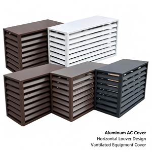 Housse de protection pour climatiseur scolaire en métal, fabriquée en alliage d'aluminium de haute qualité, installation facile, design moderne, garantie 1 an - Product Image 6