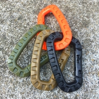 Meilleures ventes Mousqueton tactique de camping en plastique léger en forme de D de haute qualité Clip de suspension rapide Escalade en plein air Randonnée