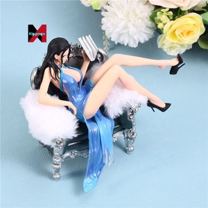 Figura de Anime de One Piece, IU, Robin, GK, Modelo de Estatua Decorativa, Traje de Gánster, Manualidades de Plástico - Product Image 1