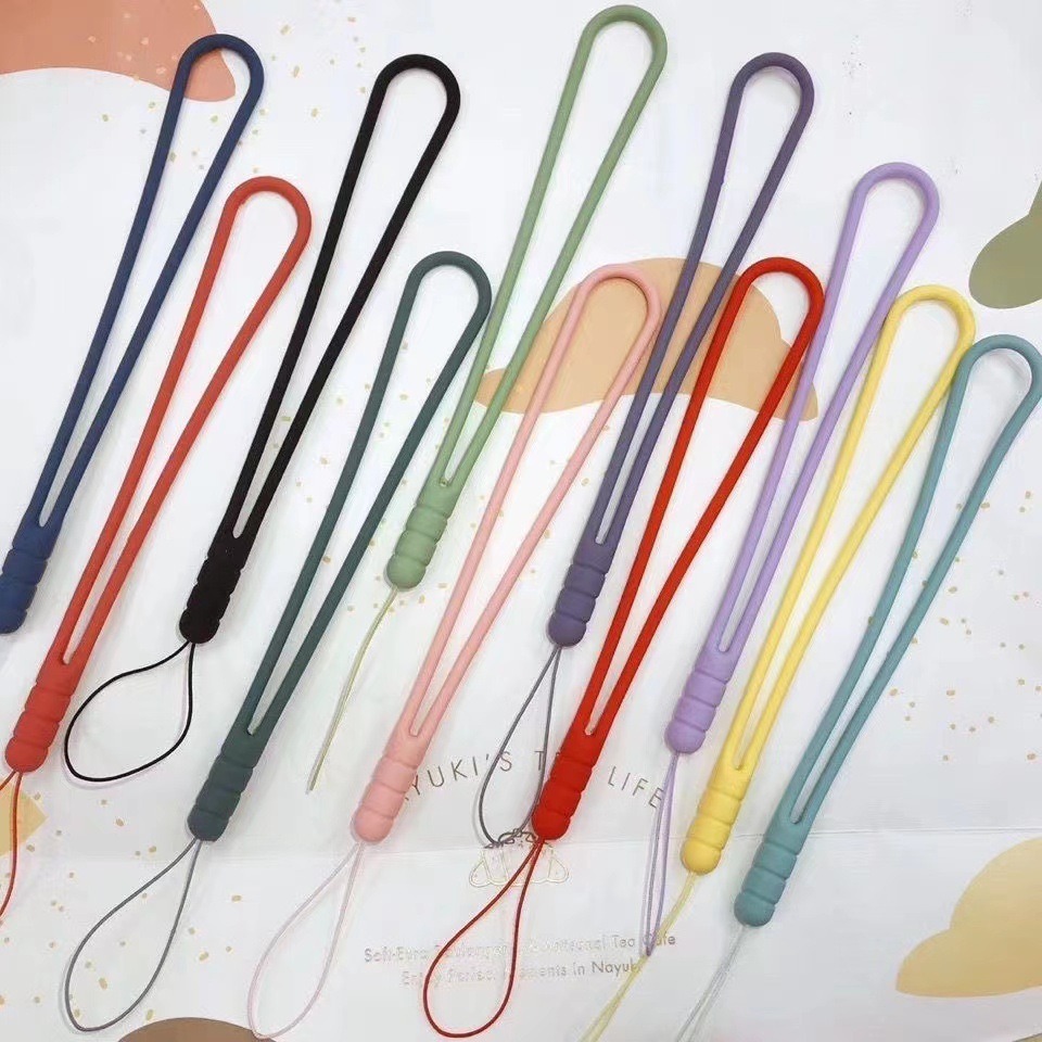 Factory Wholesale Fashion Silicone Lanyards Silk Screen Printed Key Chain and Bracelets