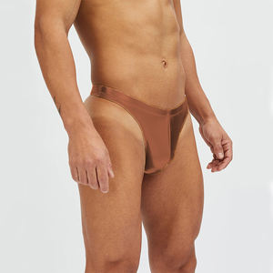 <span class=keywords><strong>String</strong></span> sexy à dos en T avec <span class=keywords><strong>string</strong></span> <span class=keywords><strong>pour</strong></span> hommes PATON nom personnalisé Opulent chocolat finition chromée 1cm côtés ajustement parfait garanti - Product Image 2