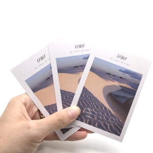 Biểu Tượng Tùy Chỉnh Lời Chào Đám Cưới Cảm Ơn Bạn Món Quà Ghi Chú Trống Thiết Kế Thẻ In Trên Kraft Tráng Giấy Nghệ Thuật Với In Offset - Product Image 1