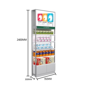 <span class=keywords><strong>ตู้</strong></span>ยาสมัยใหม่รักษ์โลกพร้อมไฟ LED ปรับความสูงได้สำหรับตกแต่งร้านค้าปลีก - Product Image 6
