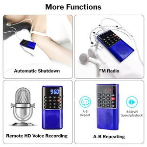 Nhà Máy Bán Buôn Giá 2025 Xách Tay Kỹ Thuật Số Đài Phát Thanh AM FM De Bolsillo 2 Ban Nhạc Rõ Ràng Mini Đài Phát Thanh AM FM Với Nút Tai - Product Image 2