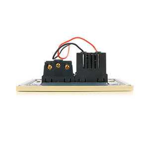 Luxury Gold 3 Pin America Socket With Double <strong>USB</strong> Charger Electric <strong>Switch</strong> and Socket - Product Image 6