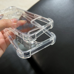 Funda de teléfono híbrida TPU acrílica transparente de 1,0 MM a prueba de golpes para <span class=keywords><strong>Apple</strong></span> <span class=keywords><strong>iPhone</strong></span> <span class=keywords><strong>11</strong></span> 12 13 14 15 16 Pro Max, funda trasera transparente - Product Image 6