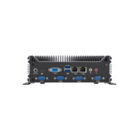 Mini PC Industriel Ubuntu Linux 2 emplacements RAM 2 ports LAN 6 ports COM PC embarqué Module SIM 4G PC sans ventilateur Ordinateur Core I5