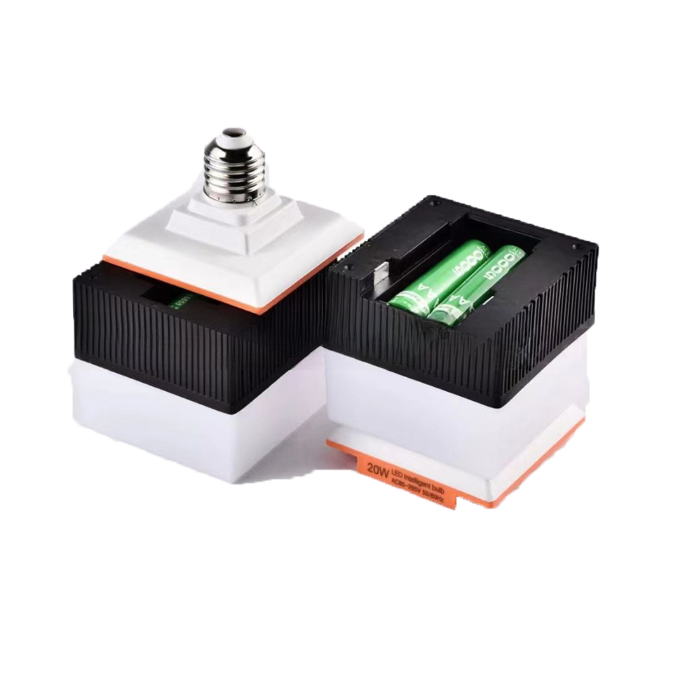 Emergency LED Light Bulb - Jiangmen Hezhongyi Technology 20W Rechargeable Battery Backup Ceiling Lam