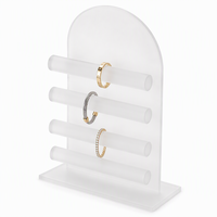 Présentoir de luxe HOTEAM en acrylique dépoli pour bracelets - Organisateur de bracelets multi-niveaux