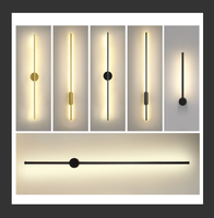 Appliques murales d'intérieur éclairage décor à la maison Vintage escalier longue applique nordique minimaliste lumière lampes à Led pour la maison mur Sconc lumière