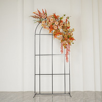Nouvelle composition florale artificielle de luxe DIY en herbe de la pampa marron 3D pour scène de mariage, événements et centres de table, Noël et Pâques