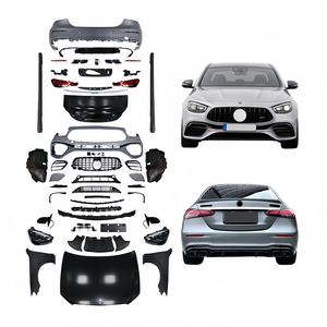 BS AUTO Nouvelle modification de voiture Pare-chocs avant/arrière pour <span class=keywords><strong>Mercedes</strong></span>-<span class=keywords><strong>Benz</strong></span> Classe E W212 2012-2016 E200 <span class=keywords><strong>AMG</strong></span> Kit carrosserie complet Échappement à visser - Product Image 1