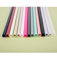 Pailles à boire en plastique mignonnes en gros avec poignée pour gobelet de sublimation de 40 oz, accessoires réutilisables pour bar et fête