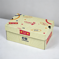 Caja de Cartón Corrugado para Zapatos, Impresa en Offset, Plegable, Personalizable en Varios Tamaños, Precio al por Mayor, para Envío