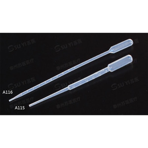 Pipetas graduadas desechables de plástico Suyi Medical de 1 ml, 2 ml y 3 ml para pruebas de orina en laboratorio - Product Image 3