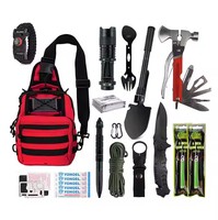 Sac à bandoulière tactique Molle en EVA rouge de qualité supérieure, mini trousse de premiers secours avec poignée en D, 20L, pour sac à dos médical de sauvetage