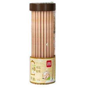 Crayons en bois Deli HB 30 pièces Bois naturel Utilisation scolaire et de bureau - Product Image 5