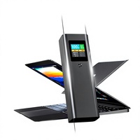 Kit de batterie externe en alliage d'aluminium 20 000 mAh PD 100W à charge rapide pour ordinateurs portables, modèle F38, fabriqué en Chine