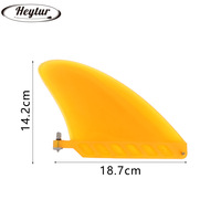 Aileron souple en caoutchouc flexible avec vis en acier inoxydable anti-corrosion pour planche à pagaie et kayak
