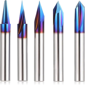 Colorido HSS Acero duro Taladro Corte Métrico Carburo Bola Nariz Endmill Cnc Herramientas de fresado Cortador - Product Image 4