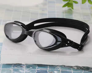 Occhiali da nuoto per adulti e bambini, Anti-appannamento, ad alta definizione, forniture essenziali per il nuoto, fascia in Silicone morbido - Product Image 5