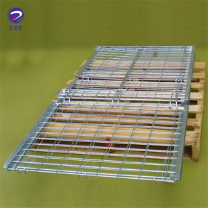 Diseño extraíble de acero Operaciones de almacén Almacenamiento seguro Jaulas de paletas para paletas de madera - Product Image 3