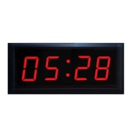 Jam LED 4 Digit Sinkronisasi Satelit GPS
