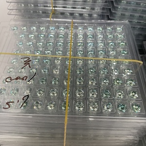 Moissanite หินเพชรขายส่งราคาหลวมสีฟ้าสีเขียวแชมเปญสีเทาสีดำสีเหลืองสีชมพูสี Moissanite - Product Image 4