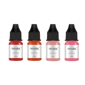 LovBeauty Shark Tinta de tatuaje de micropigmento no tóxica de calidad superior para <span class=keywords><strong>cejas</strong></span> Microblading PMU Capacidad de 10g Etiqueta privada para - Product Image 5