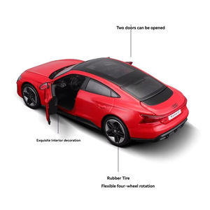 डाइकास्ट मिश्र धातु 1:24 स्केल मैस्टो आओडी आर ई-ट्रॉन gt मॉडल कार बटन सेल बैटरी 1.5 वी-बॉय गिफ्ट आभूषण - Product Image 6