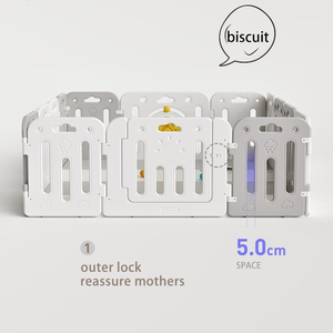 Hobby Tree คลาวด์และบิสกิตธีม Baby Playpen รั้วเกมสนามเด็กเล่นสำหรับเด็ก - Product Image 3