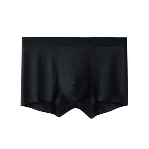 Modal Mid-Rise <b>Boxer</b> Underwear Comfortable and Breathable Trendy <b>Custom</b> Design Traceless for Home Business Factory Wholesale - Product Image 2