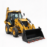 Backhoe Loader FC-388Y 4x4 Roda Tidak Sama, Mesin Diesel, Tugas Berat, Berat Operasi 8320kg, Beban Terukur 2500kg