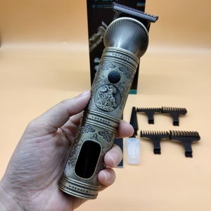 <span class=keywords><strong>Tondeuse</strong></span> à barbe professionnelle sans fil Vgr V-962, nouvelle conception, en métal, pour hommes - Product Image 1
