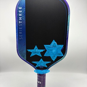Raquette de pickleball en fibre de carbone à noyau atomique pressé à chaud, série Project Peacock Three, modèle Pxrxoxtxoxn, vente en gros - Product Image 1