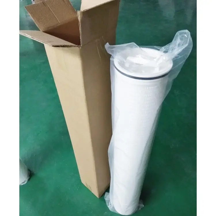 Nieuw Ontwerp Hoge Stroom Filter Cartridge Pp Geplooide Waterfilter Cartridges Lange Levensduur Industriële Afvalwaterbehandeling