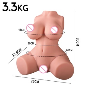 Muñeca Sexual Realista de Medio Cuerpo HOT S, Muñeca Sexual para Adultos con Pechos Grandes Simulados, Masturbador Masculino con Copa de Avión, Juguetes Sexuales para Masturbación Masculina - Product Image 4