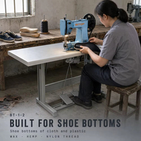 Machine à Coudre Industrielle Point Noué Une Aiguille pour Chaussures en Cuir