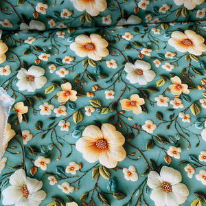 Super Soft Maza <span class=keywords><strong>Mango</strong></span> 4 Way Poliéster Spandex Tela Bubu 5D Impresión digital 4 Way Tejido de poliéster elástico - Product Image 2