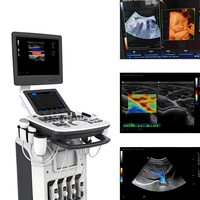 Système d'échographie cardiaque vétérinaire avec échographie Doppler couleur PW CW et imagerie Doppler tissulaire