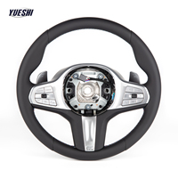 Volant en cuir personnalisé sur mesure avec surpiqûres, grip antidérapant, modification intérieure pour BMW F10 F07 F06 F01 F25 M5 M6 M8