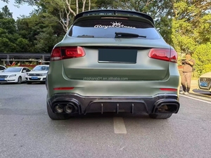 Kit carrosserie en Fiber de carbone ZS <span class=keywords><strong>Auto</strong></span> Performance pour mercedes-benz GLC mise à niveau BS Style pièces lèvre avant accessoires de voiture kit de carrosserie - Product Image 4