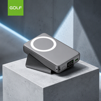 Chargeur portable à charge rapide, batterie Li-polymère, chargeur mobile PD 20W, câble numérique LCD électronique magnétique, banque d'alimentation sans fil 10000mAh