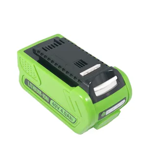 40 V 4.0Ah cho greenworks G-MAX 40 Volt pin lithium 29472 29462 29252 20202