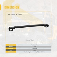 Barre transversale de toit universelle réglable en aluminium pour Suzuki Jimny Mitsubishi Pajero Nissan Navara Toyota Tacoma FJ Cruiser 4X4