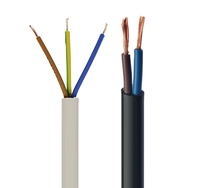 Câble électrique flexible multiconducteur H05VV-F, isolé en PVC, gaine en PVC, 300/500V